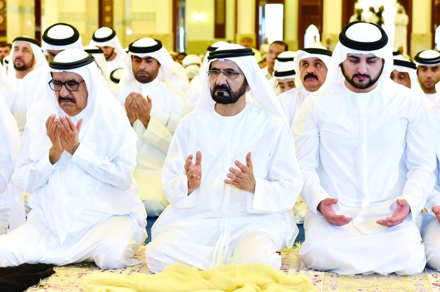"محمد بن راشد وحمدان بن راشد ومكتوم بن محمد"