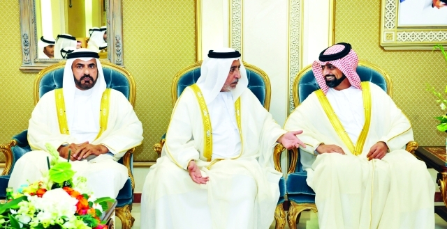 "عمار النعيمي يتقبل تهاني كبار المسؤولين والمواطنين"