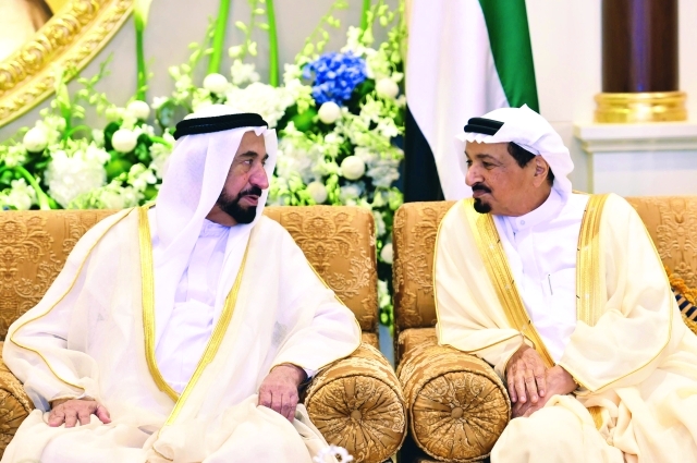 "حميد النعيمي في حديث مع سلطان القاسمي"