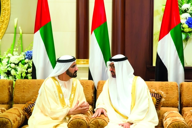 "محمد بن راشد في حديث مع محمد بن زايد"