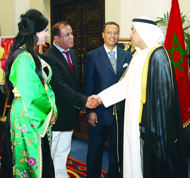 "خلال استقبال عبد الرحمن الغرير"