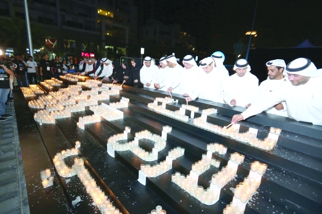 "ساعة الأرض أحد النشاطات المجتمعية لكهرباء دبي\t\t\t\t\t\t\t\t\t\t\t  ارشيفية"