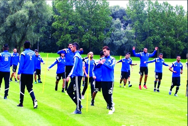 "من تدريبات معسكر ألمانيا\tالبيان"