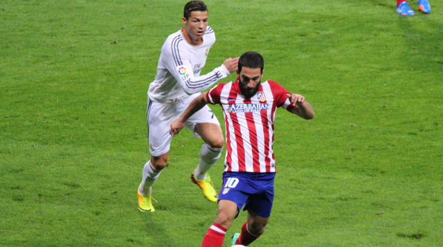 "توران خلال ديربي مدريد \t أرشيفية"