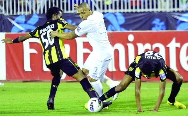 "من منافسات الدوري السعودي \t أرشيفية"