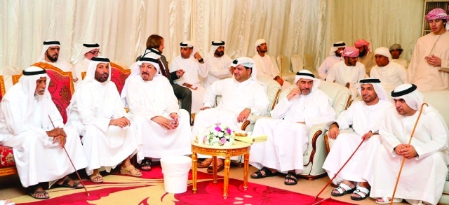 "راشد الغافري وعبيد بركي وجمال بن جمل وأبناء شيبان"