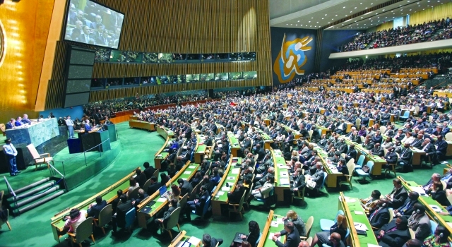 "الجمعية العامة للأمم المتحدة يمكنها تعزيز التوصل لاتفاق سلام فلسطيني إسرائيلي"