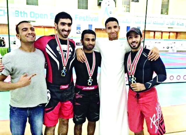"أبطال نادي الإمارات في الجوجيتسو من المصدر"