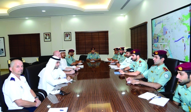 "شرطة الشارقة خلال التحضير للعام الدراسي الجديد"