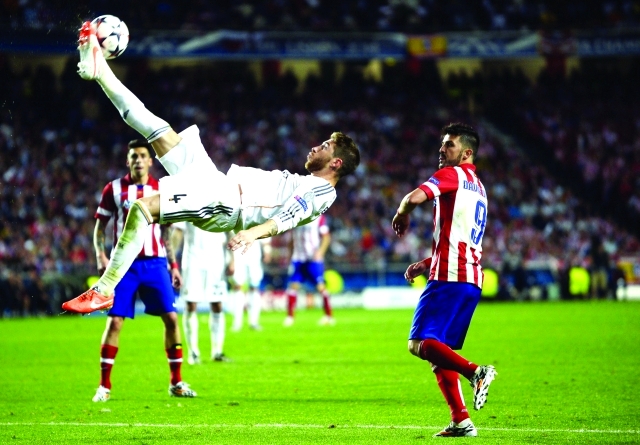 "من نهائي أبطال أوروبا الموسم الماضي بين ريال مدريد و أتلتيكو أرشيفية"