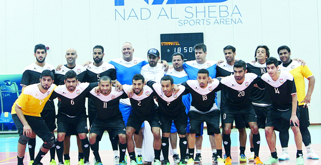 "منتخب الصالات في لقطة تذكارية قبل المران\t البيان"