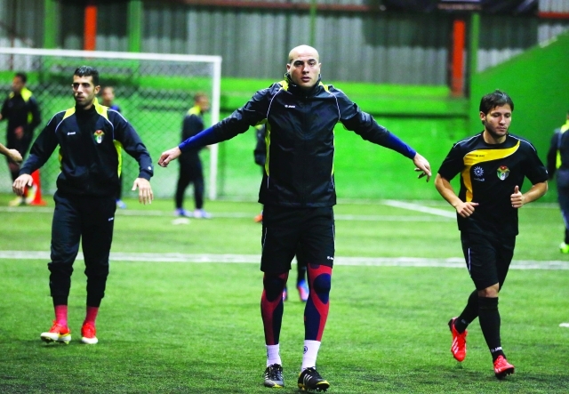 "من تدريبات النشامى مع المدير الفني الجديد \t من المصدر"