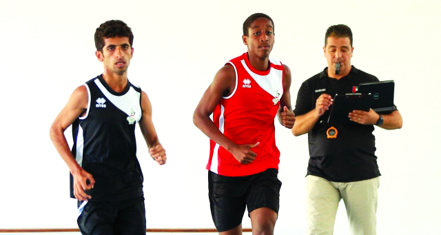 "ابطال الغد خلال القياسات \tتصوير: عادل النعيمي"