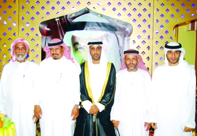 "العريس سالم العامري ومحمد سعيد بن نهيم وصالح برك بن كرامة وعمر عوض بن جاسم وعمر صالح الكثيري"
