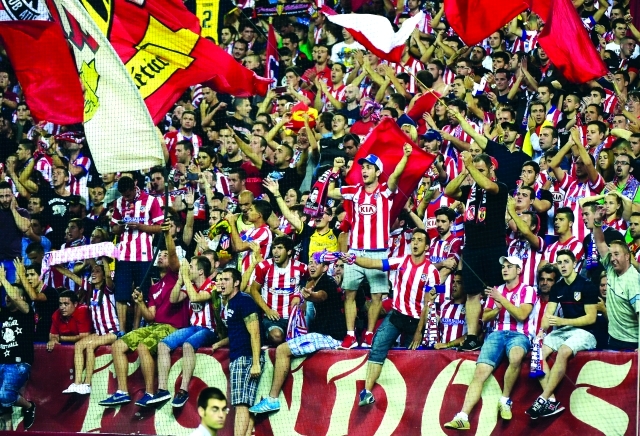 "جماهير أتلتيكو تعيش الأفراح أف ب"