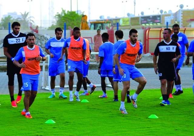 "جانب من تدريبات الفجيرة في ألمانيا البيان"