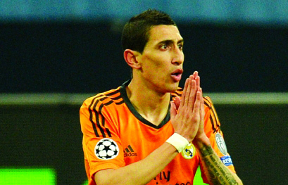 "دي ماريا مصمم على الرحيل عن مدريد \t أرشيفية"