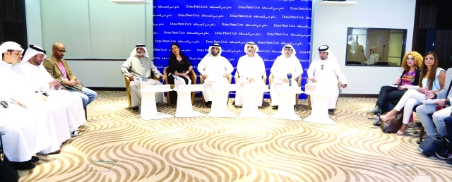 "طاقم فيلم «حب ملكي» خلال المؤتمر الصحافيتصوير - حصه اسماعيل"