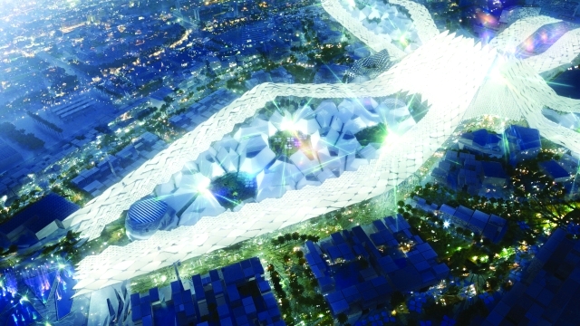 "تركيز على الاستدامة في مخطط موقع الاستضافة \tمن المصدر"