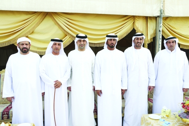 "سعود وسلطان الرفيسا والعريس وخالد المدفع وسالم بن هويدن وخلفان السويدى"