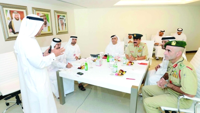 "الطاير والمزينة خلال الاجتماع \t\t\t\t\t\t\t\t\t البيان"