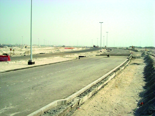 "الطرقات داخل الجزيرة"