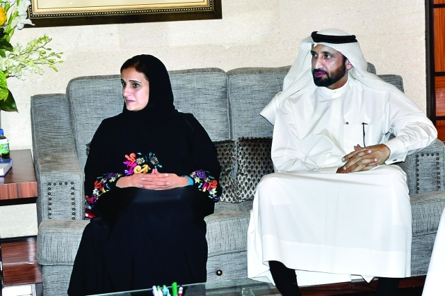 "لبنى القاسمي ومحمد الشيباني"