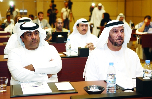 "الكمالي وجاني في المؤتمر الصحافي"