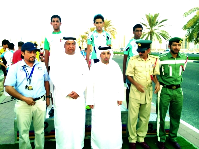 "أبطال سباق الممزر في أولى منافسات موسم الدراجاتمن المصدر"