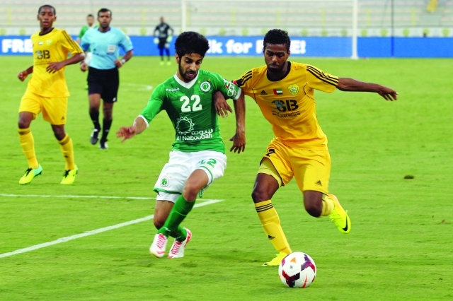 "Al Wasl Vs Al Shabab during (Arabian Gulf League) Football Match in Al Wasl Club October 19,2013 Photo By Mohan"