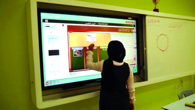 "الروضة المختارة تنتهج التعليم الذكي بصورة كاملة\t\t البيان"