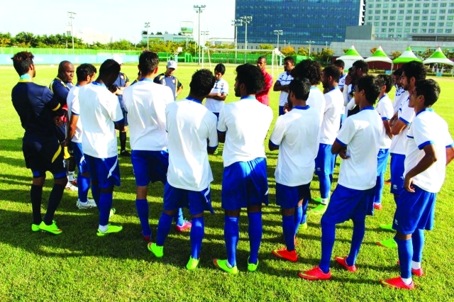 "من تدريبات المنتخب استعداداً للأردن"