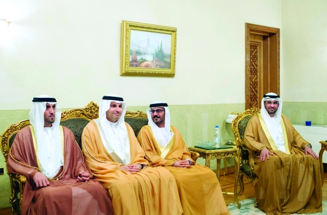 "حسين الحمادي وسلطان الجابر وخلدون المبارك ومحمد المزروعي"