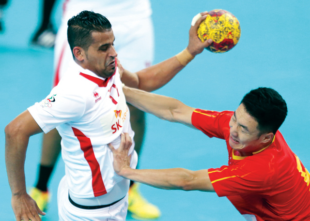 "منتخب اليد يخسر من الصينتصوير - سالم خميس"