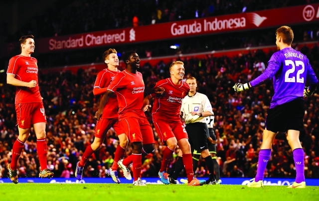 "ليفربول يتخطى ميدلسبره بعد معاناة أ.ف.ب»"