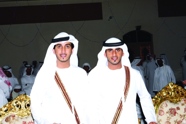 "العريسان عبدالله وراشد النقبي"