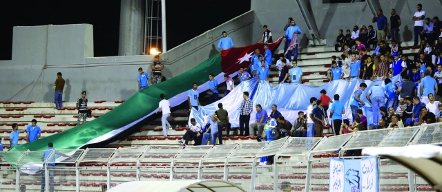 "لقطة تختصر حالة الانحسار الحاد لجماهير الدوري الأردني\t البيان"