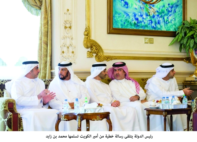 "سيف وذياب وخالد بن زايد ومحمد بن بطي وأحمد بن خليفة"