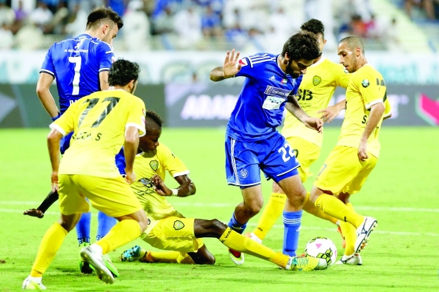 "هجوم النصر فشل في عبور دفاع الإمبراطور \tتصوير عماد علاء الدين"
