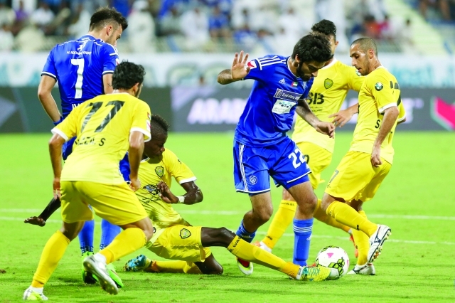 "لاعبو الوصل يحتاجون إلى الألفة مع الجماهيرتصوير- عماد علاء الدين"