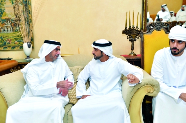 "حمدان بن محمد وسيف بن زايد"