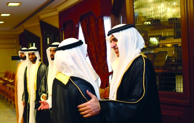 "وفي حديث مع أحد المهنئين بالعيد"