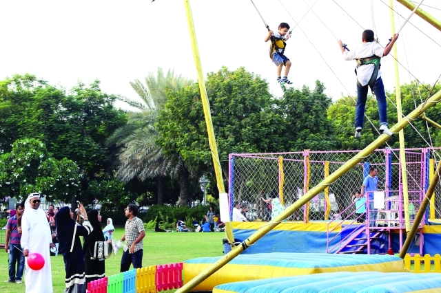 "الحدائق وجهة الأسر المفضلة خلال عطلة العيد"