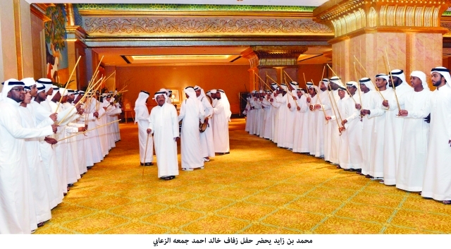 "عروض شعبية وأهازيج خلال الحفل"
