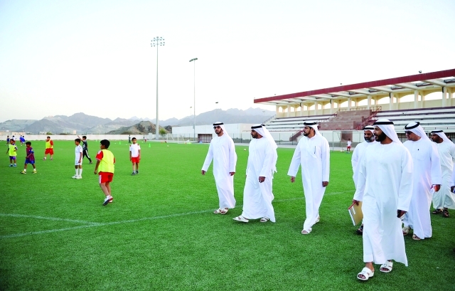 "لجنة الوطني تتفقد ملاعب نادي مصفوت البيان"
