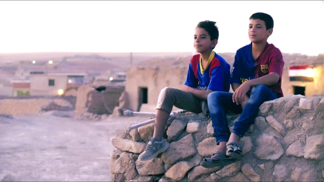 "مشهد من الفيلم العراقي «ميسي بغداد»"
