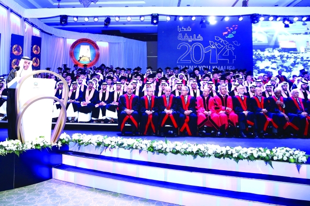 "أسامة سعيد سلمان يلقي كلمة جامعة عجمان"