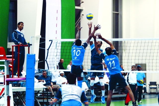 "مواجهات قوية في دوري الطائرة اليوم"