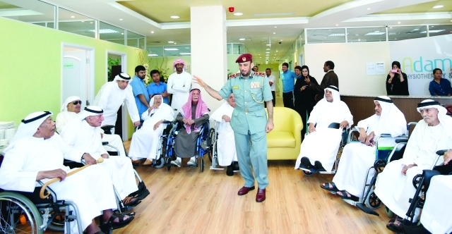 "ويتحدث عن دور المسنين ورد الجميل  \tتصوير- زافير ويلسون"