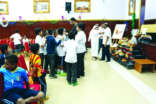 "جانب من الفقرات الممتعة في فعالية الغذاء الصحي"